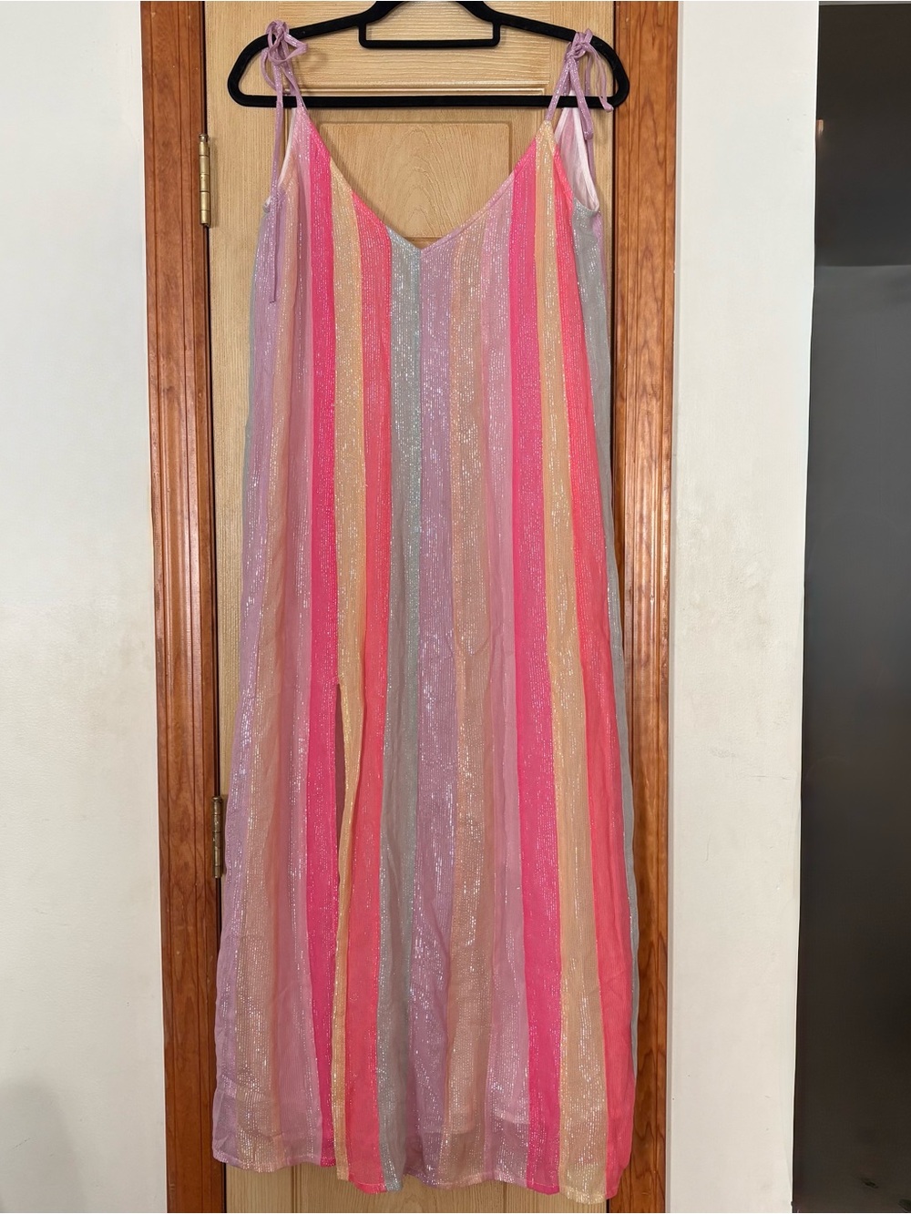 EUC Sundress Cary Dress front slit in Marbella Mix Rainbow Size XS/S - No Belt